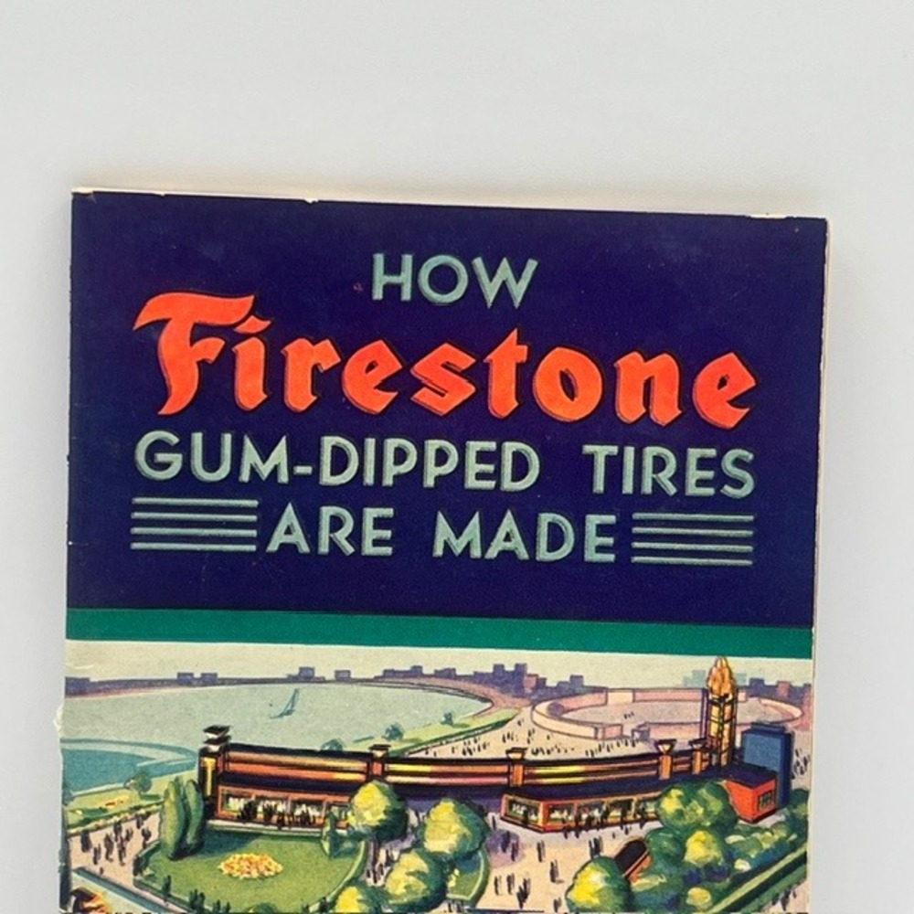 1933 Firestone Chicago Worlds Fair Booklet Century of Progress Gum-Dipped Tires - Picture 2 of 6
